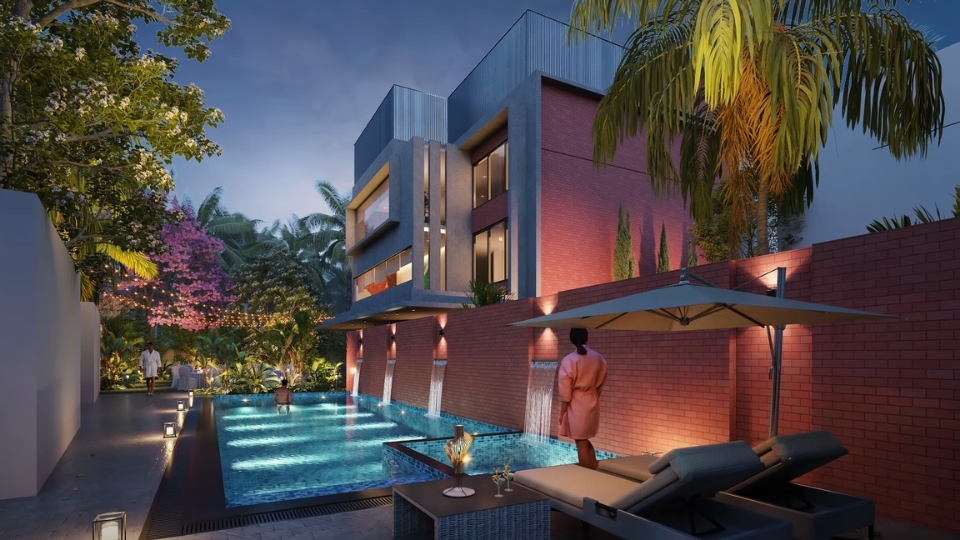 Eco Classic Villa - Top View - Swimming Pool